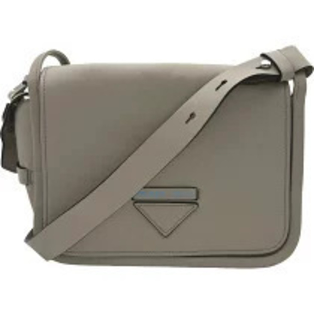 Prada GRACE LUX Shoulder Bag Beige Cream Leather